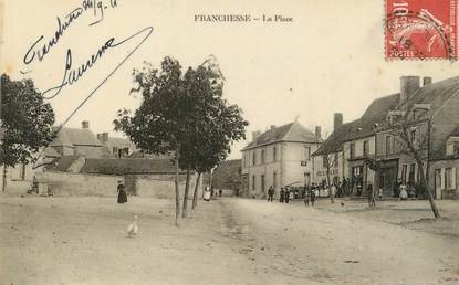 / CPA FRANCE 03 "Franchiesse, la place"