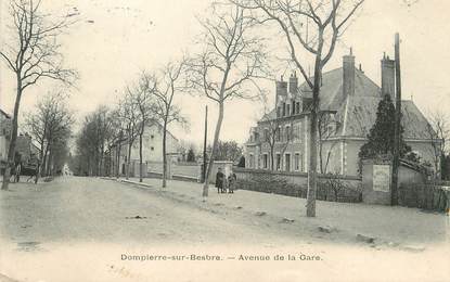 / CPA FRANCE 03 "Dompierre sur Besbre, av de la gare"