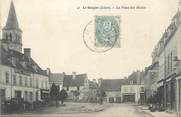 03 Allier / CPA FRANCE 03 "Le Donjon, la place des Halles "