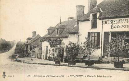 / CPA FRANCE 03 "Chazeuil, route de Saint Pourçain"