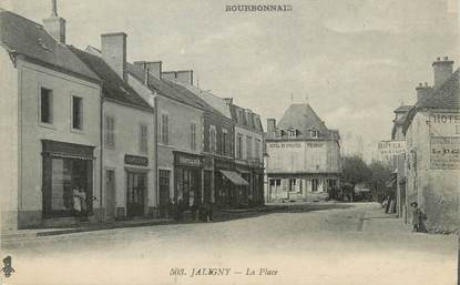 / CPA FRANCE 03 "Jaligny, la place"