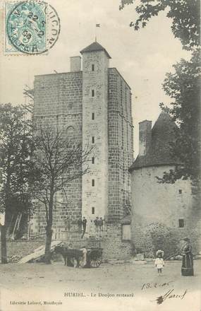 / CPA FRANCE 03 "Huriel, le donjon restauré"