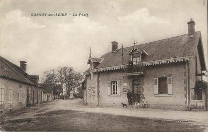 / CPA FRANCE 03 "Gannay sur Loire, la poste"