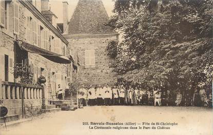 / CPA FRANCE 03 "Barrais Bussoles, fête de Saint Christophe"