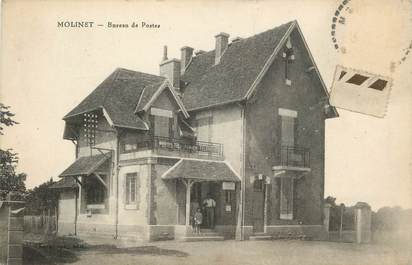 / CPA FRANCE 03 "Molinet, bureau de poste"