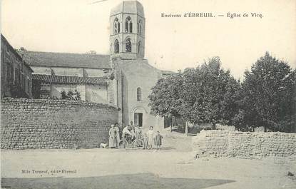 / CPA FRANCE 03 "Environs d'Ebreuil, église de Vicq"