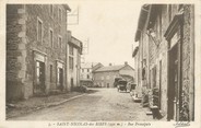 03 Allier / CPA FRANCE 03 "Saint Nicolas des Biefs, rue prinicpale"