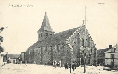 / CPA FRANCE 03 "Saint Plaisir, église"