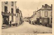 03 Allier / CPA FRANCE 03 "Saint Léon, place de la convention et la rue de la liberté"