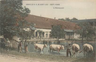 / CPA FRANCE 03 "Abbaye de Notre Dame de Saint Lieu, Sept Fons"