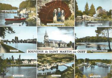 / CPSM FRANCE 56 "Souvenir de Saint Martin sur Oust"