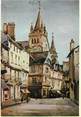 56 Morbihan / CPSM FRANCE 56 "Vannes, aquarelle du peintre A. Mahuas, la place Henri IV"