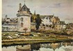 / CPSM FRANCE 56 "Vannes, aquarelle du peintre A. Mahuas, les anciens remparts" / PEINTRE