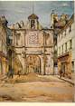 56 Morbihan / CPSM FRANCE 56 "Vannes, aquarelle du peintre A. Mahuas, la porte Saint Vincent" / PEINTRE