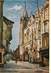 / CPSM FRANCE 56 "Vannes, aquarelle du peintre A. Mahuas, la cathédrale" / PEINTRE