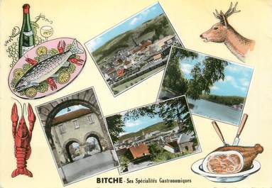 / CPSM FRANCE 57 "Bitche, région touristique et gastronomique"