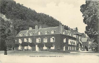 CPA FRANCE 37 "Chateau de Vernou sur Brenne"