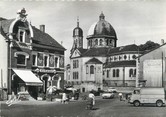 57 Moselle / CPSM FRANCE 57 "Creutzwald, la place du marché et l'église"