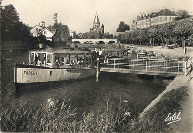 / CPSM FRANCE 57 "Metz, bateau de promenade à quai"