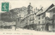 05 Haute Alpe / CPA FRANCE 05 "Briançon, place Méanne, la grande poste"