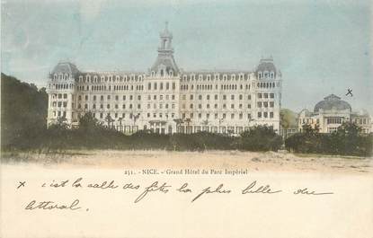 / CPA FRANCE 06 "Nice, Grand Hôtel du Parc Impérial"
