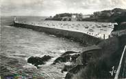 22 Cote D'armor / CPSM FRANCE 22 "Saint Quay Portrieux, la jetée de Portrieux vue du sentier des douaniers"