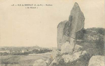 / CPA FRANCE 22 "Ile de Bréhat, rochers Ar Rorech"