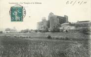 84 Vaucluse / CPA FRANCE 84 "Lourmarin, le temple et le château"