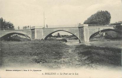 / CPA FRANCE 84 "Bollène, le pont sur le Lez "