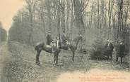 03 Allier / CPA FRANCE 03 "Forêt de Tronçais, chasse au cerf"