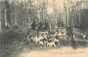 03 Allier / CPA FRANCE 03 "Forêt de Tronçais, une chasse au sanglier, la Curée, chemin des carrières"