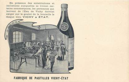 / CPA FRANCE 03 "Fabrique de pastilles Vichy Etat "