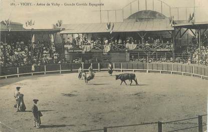 / CPA FRANCE 03 "Vichy, arène de Vichy, Grande Corrida Espagnole"