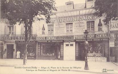 / CPA FRANCE 03 "Vichy, Société Centrale, fabrique de pastilles et magasin de vente"