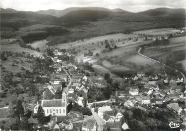 / CPSM FRANCE 57 "Langensoultzbach, vue générale aérienne"