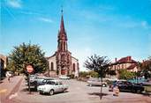 57 Moselle / CPSM FRANCE 57 "String Wendel, la place Saint Marthe et l'église Saint Joseph"