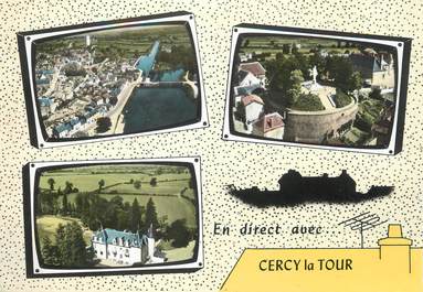 / CPSM FRANCE 58  "Cercy La Tour"