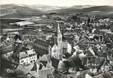 / CPSM FRANCE 58 "Chateau Chinon, vue générale aérienne "