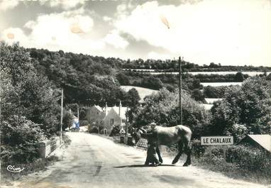 / CPSM FRANCE 58 "Chalaux, le pont sur le Chalaux"