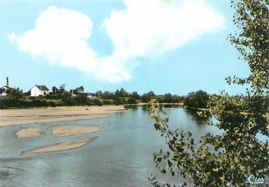 / CPSM FRANCE 58 "Fourchambault, bords de la Loire"