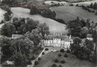 / CPSM FRANCE 58 "Guerigny, vue aérienne du château de Bizy"