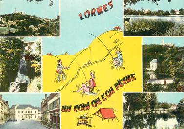 / CPSM FRANCE 58 "Lormes" / PÊCHE