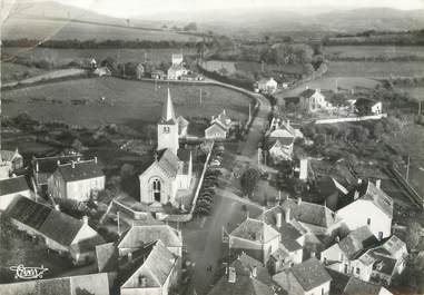 / CPSM FRANCE 58 "Millay, vue aérienne sur le centre du village"