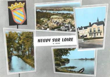 / CPSM FRANCE 58 " Neuvy sur Loire "