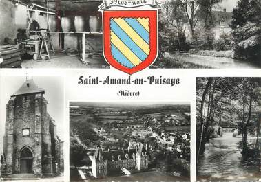 / CPSM FRANCE 58 "Saint Amand en Puisaye"