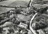 58 Nievre / CPSM FRANCE 58 "Saint vérain, vue aérienne des ruines du château féodal"