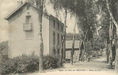 / CPA FRANCE 58 "Le lac des Settons, hôtel du lac"