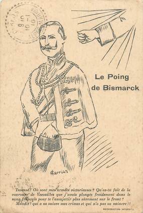 CPA GUILLAUME II "Le Point de Bismarck"
