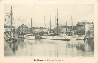 / CPA FRANCE 76 "Le Havre, bassin du commerce "
