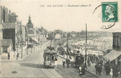 / CPA FRANCE 76 "Le Havre, bld Albert 1er"